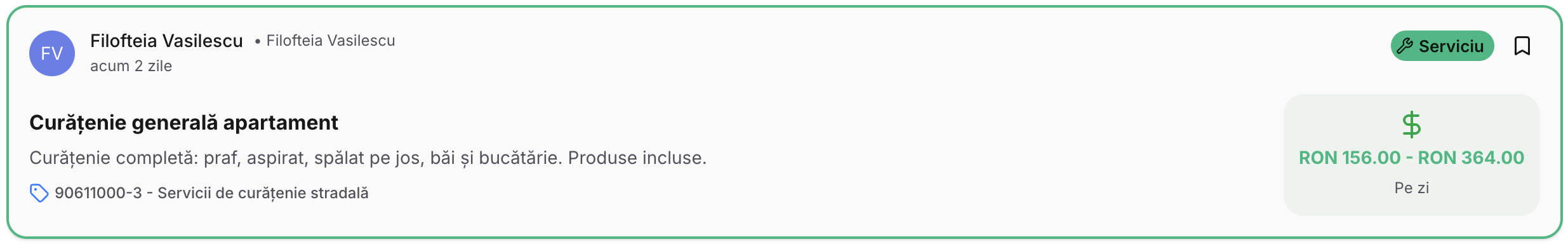 Service example 4
