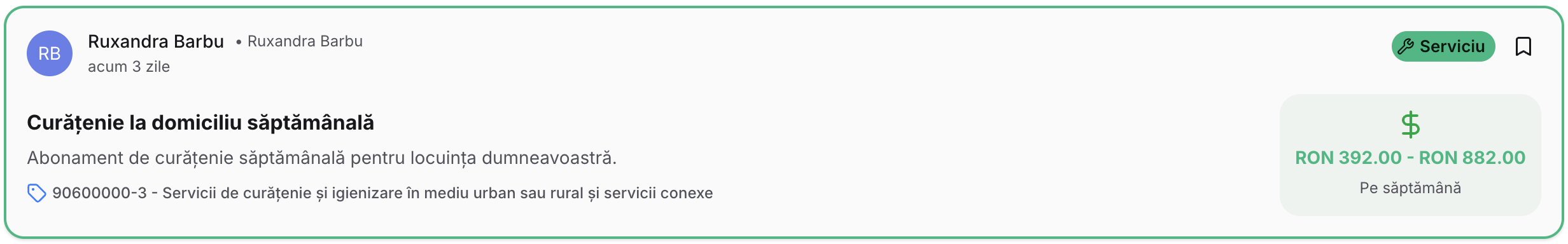 Service example 5