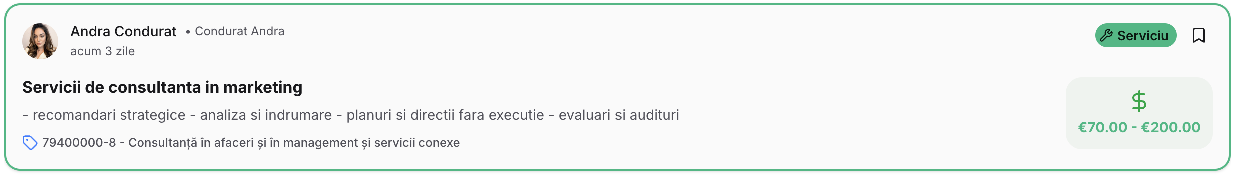 Service example 6