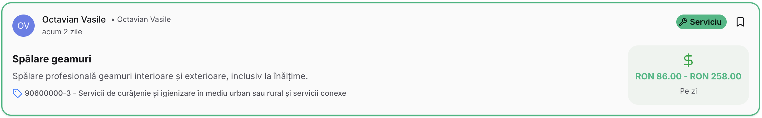 Service example 7