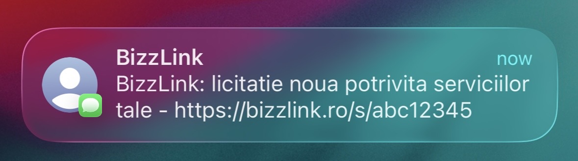 Activează alertele SMS